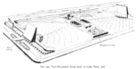Plans from a 1962 issue of Box Office Magazine depict Arkansas' first twin drive-in. The Razorback Twin, 2600 Cantrell Rd., stood where Razorback Shopping Center is today.