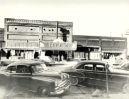 The Ritz Theater, 306 W. Main St, Blytheville, as it looked in the 1950s. The theater was renovated in 2004, closed in 2008, but was recently reopened.
