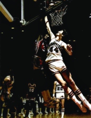Arkansas received the SWC's only at-large bid for the 1980 NCAA Tournament, but the Hogs bowed out in the first round to Kansas State. Still, the success of the 1980 campaign laid the groundwork for a promising decade and provided glimpses of the excitement on the horizon. On Feb. 9, Houston defeated Arkansas 90-84 in a triple-overtime thriller at Barnhill Arena. Still the longest game in school history, it sparked a thrilling rivalry between the Hogs and Cougars -- the crown jewels of SWC basketball.