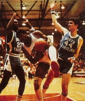 Arkansas "hosted" the top-ranked Tar Heels at its third home court: the Pine Bluff Convention Center. Like Barton Coliseum, the convention center served as another neutral site for the Hogs between 1978 and 1993. For UNC coach Dean Smith, he just was pleased the convention center wasn't the vaunted Barn Hill Arena.