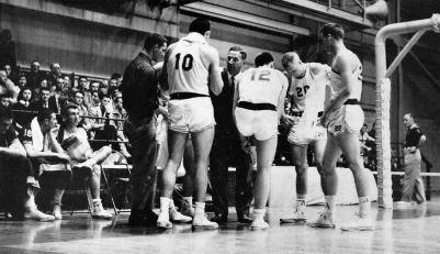 By the late 1950s, the Hogs were acclimated to their new gym, and coach Glen Rose had the program on the upswing. Arkansas was emerging from a three-year slump and had risen in the SWC standings each year between 1953 and 1956.