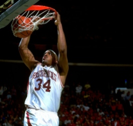 Against the Arizona Wildcats, Williams reemerged with a game-high 29 points and 13 rebounds. Meanwhile, Arkansas' smothering defense held Damon Stoudamire to 16 points on 5 of 24 shooting. Clint McDaniel added 12 points and five rebounds off the bench for the Hogs as Arkansas reached its first national title game.