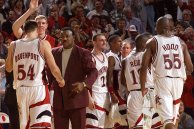 Arkansas had an up-and-down campaign in 1999, but earned a No. 4 seed in the tournament. Iowa eliminated Arkansas in the second round, ending the stellar career of Pat Bradley, who finished as the school's fifth all-time leading scorer with 1,765 points.