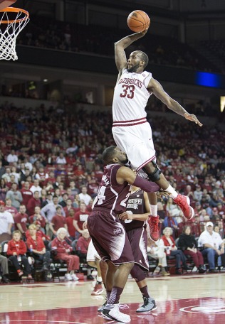 Although the rough start seemed to predict a repeat of last year's disastrous SEC play, Arkansas actually managed a 6-3 SEC record by mid February. But a swoon seemed inevitable, and the Hogs went 1-6 to close out the season.