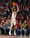 The Hogs had a decent start to SEC play, but faltered late in the season. A five-game losing streak in February -- which included two home losses by a total of four points -- essentially secured a trip to the NIT.