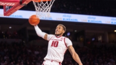 Daniel Gafford, a 6-10 high-flying center from El Dorado, made it worth turning in for every game. The freshman phenom wowed fans and national audiences with his spectacular dunks.
